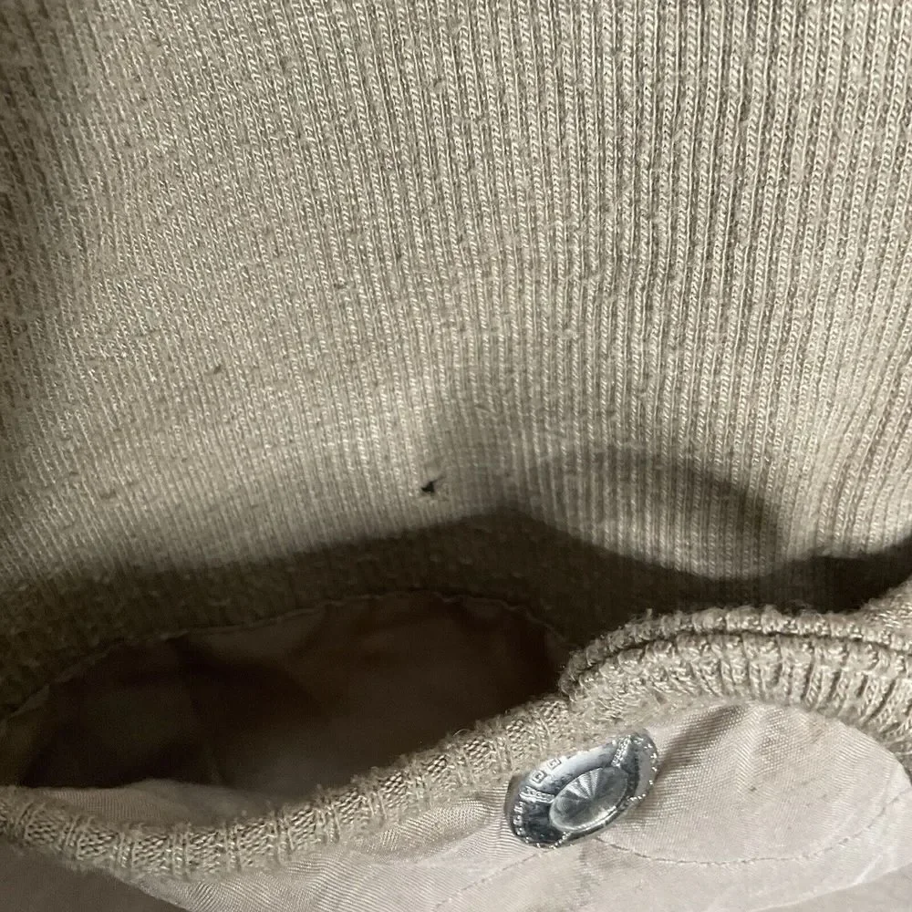 Mibeiga Womens Large‎ Coat Jacket Full Zip Lined Pockets Flaws - Picture 8 of 10